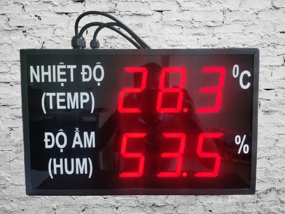 bảng led hệ thống giám sát nhiệt độ từ xa