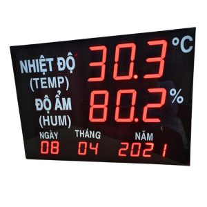 Bảng led hiển thị nhiệt độ VHB